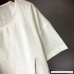NRUTUP Men's Baggy Cotton Linen SOID Color Short Sleeve Retro T Shirts Tops Blouse White B07QGCGHYG